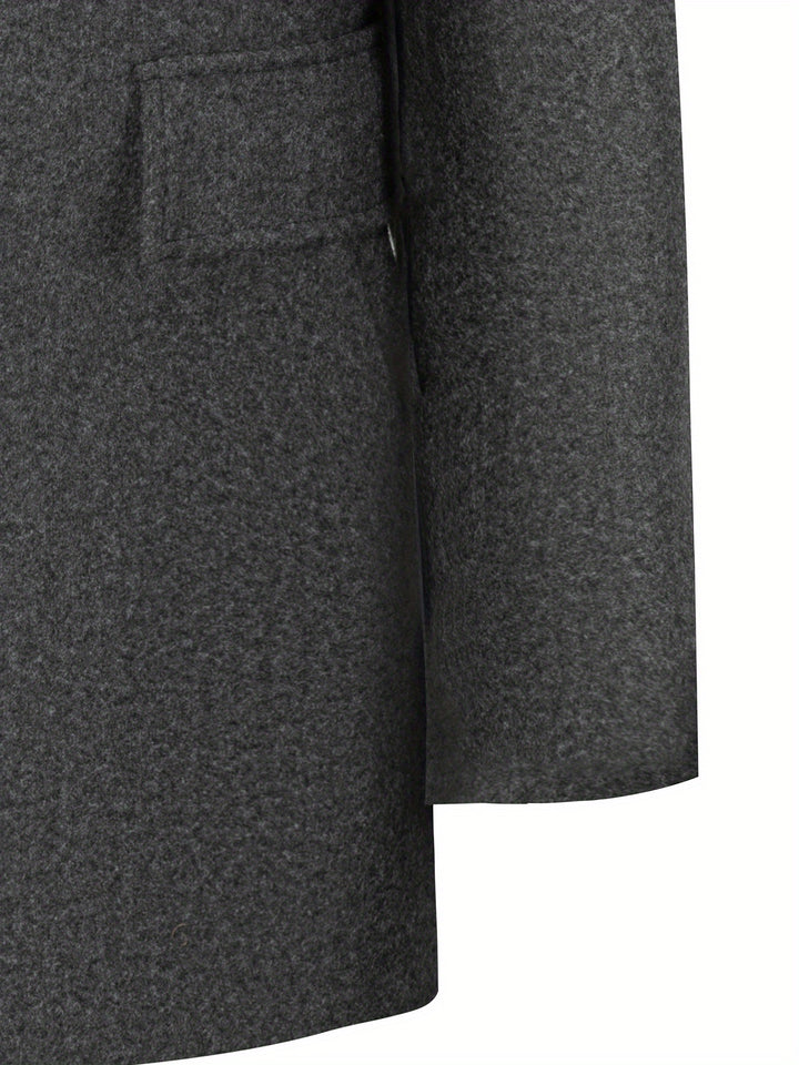 Gerald | Refined Single-Breasted Overcoat