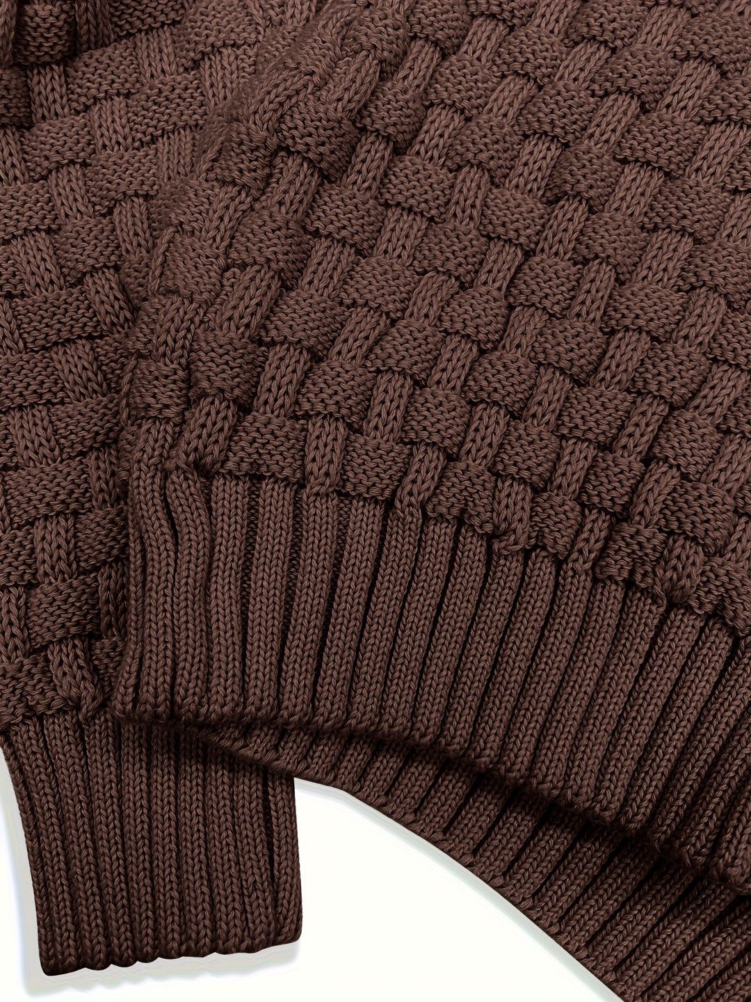 Garrett | Textured Shawl-Collar Sweater