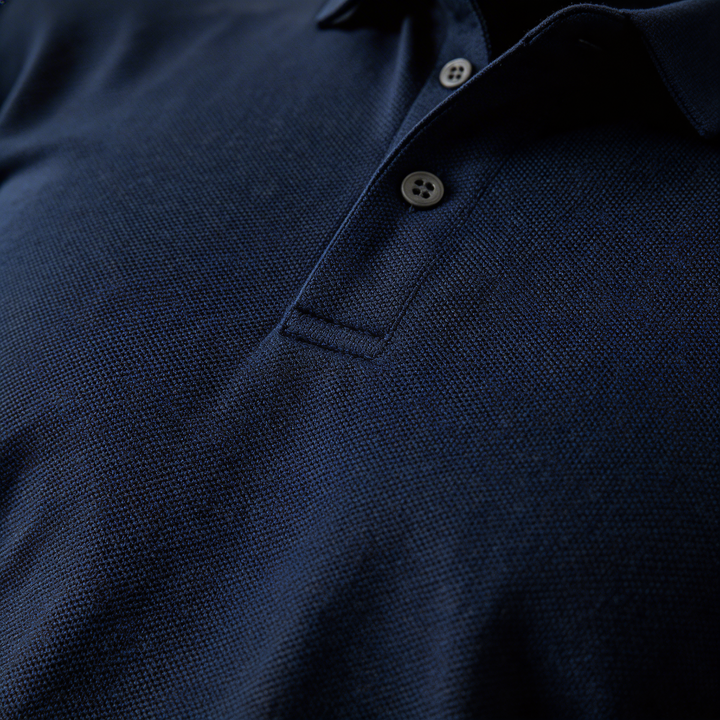 Edison | Casual Long Sleeve Collared Polo