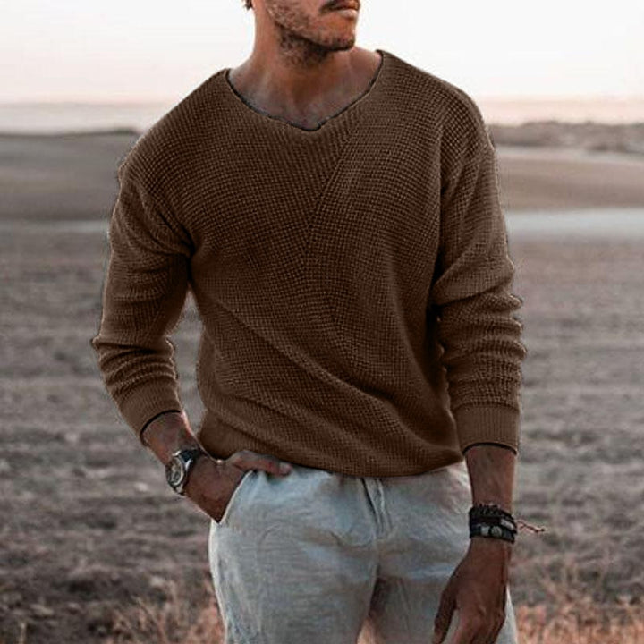Grant | Relaxed V-Neck Sweater