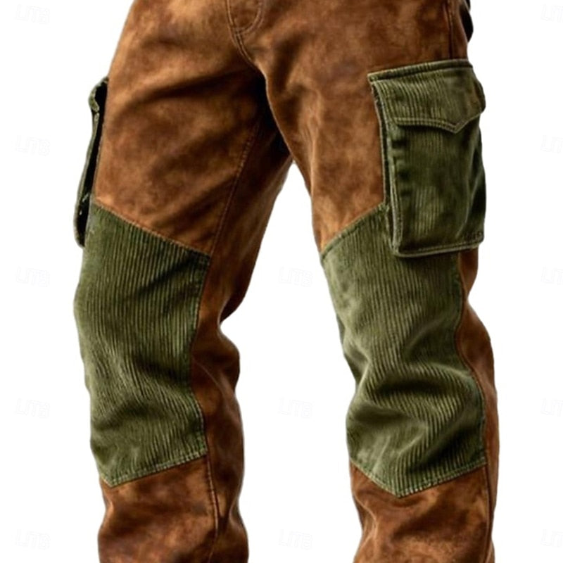 Hollis | Rugged Panelled Cargo Pants