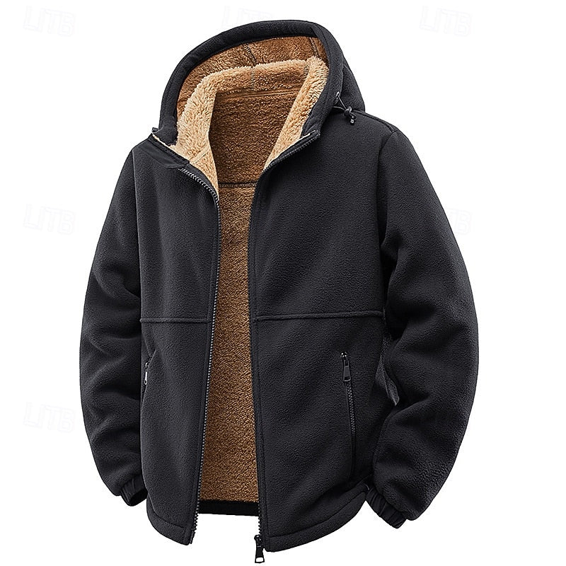 Ronan | Plush-Lined Hooded Jacket