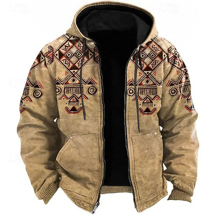 Elias | Heritage Patterned Hooded Jacket