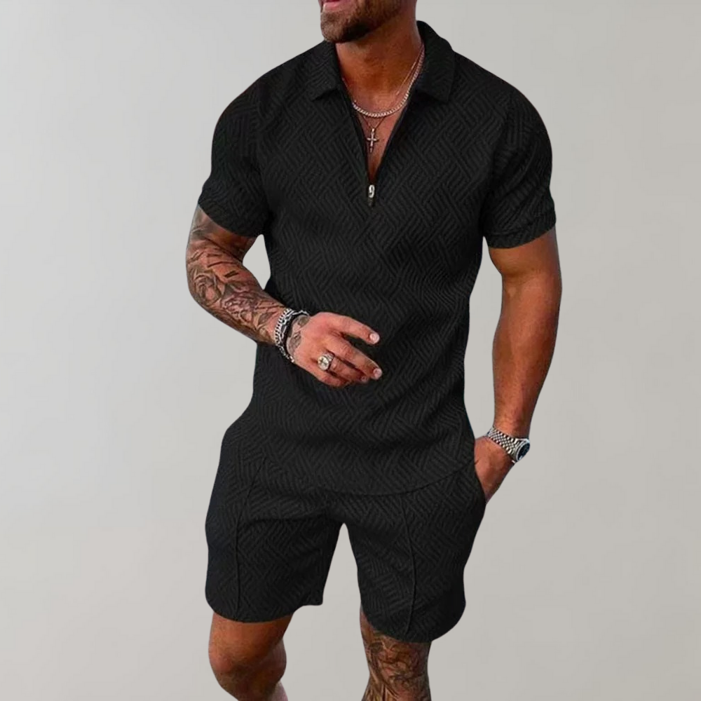 Dylan | Stylish Casual Polo Shirt and Shorts Set