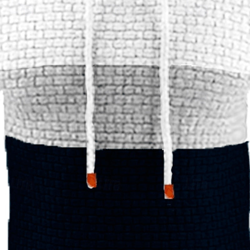 Grady | Colour-Block Hooded Pullover Hoodie