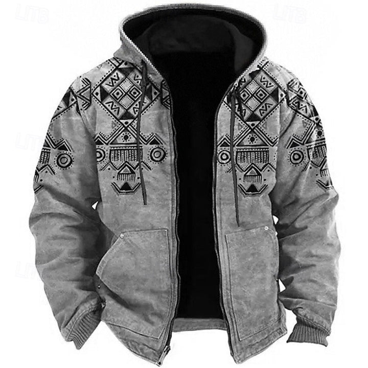 Elias | Heritage Patterned Hooded Jacket