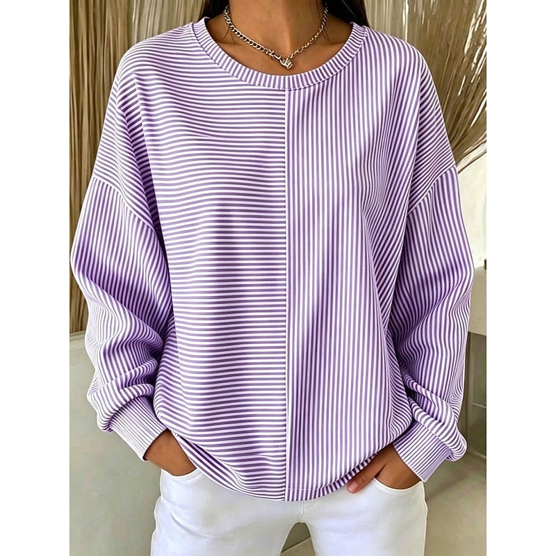 Bridget | Relaxed Striped Sweatshirt