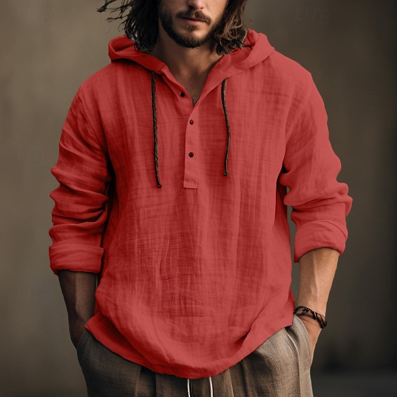 Silas | Relaxed Hooded Shirt