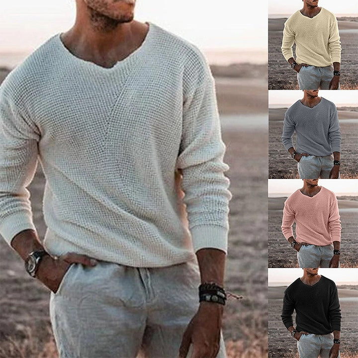 Grant | Relaxed V-Neck Sweater