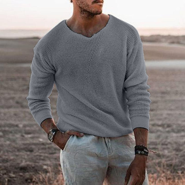 Grant | Relaxed V-Neck Sweater