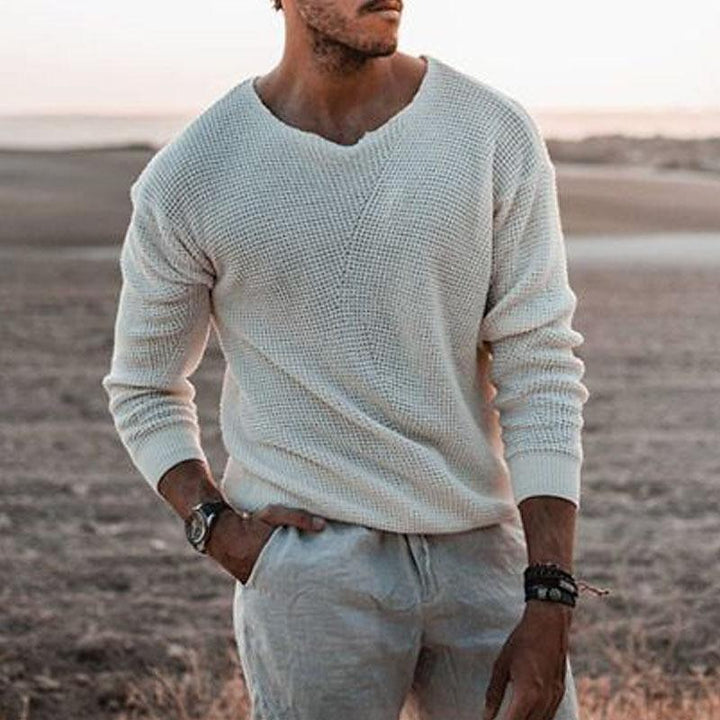 Grant | Relaxed V-Neck Sweater
