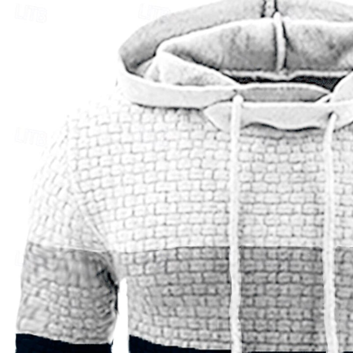 Grady | Colour-Block Hooded Pullover Hoodie
