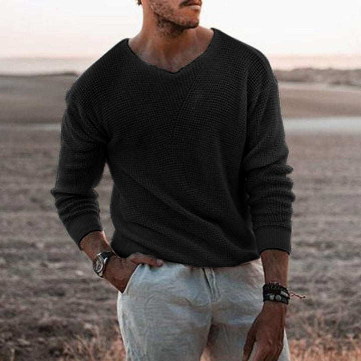 Grant | Relaxed V-Neck Sweater