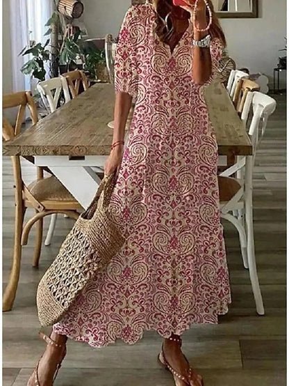 Isla | Stylish Bohemian Midi Dress